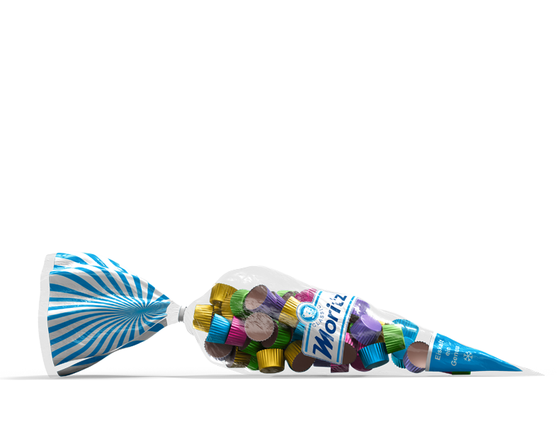 Moritz Eiskonfekt Kapseln Spitztüte