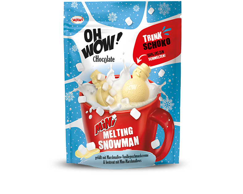 Mini Melting Snowman Vanille