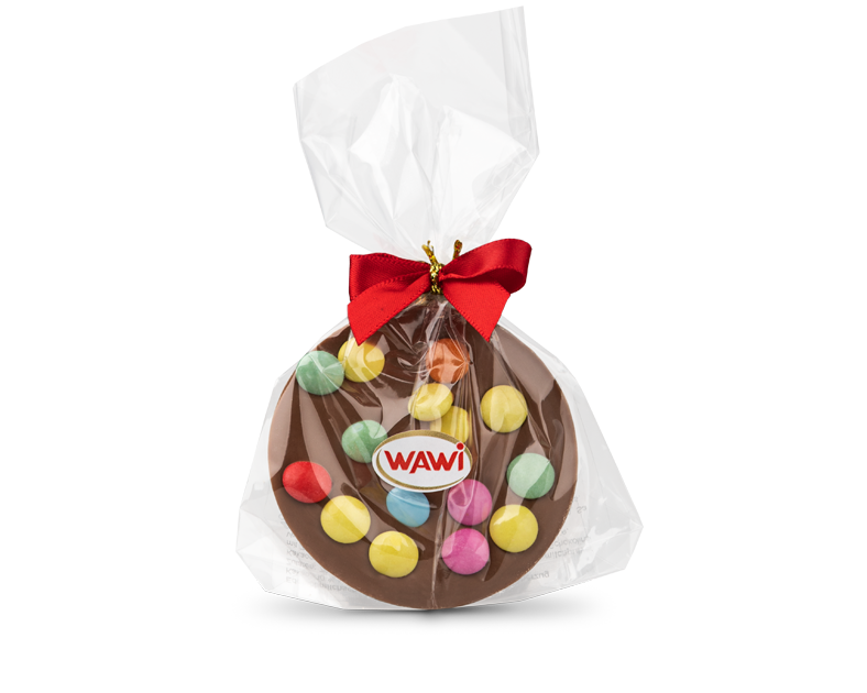 Bunte Schokoladentaler