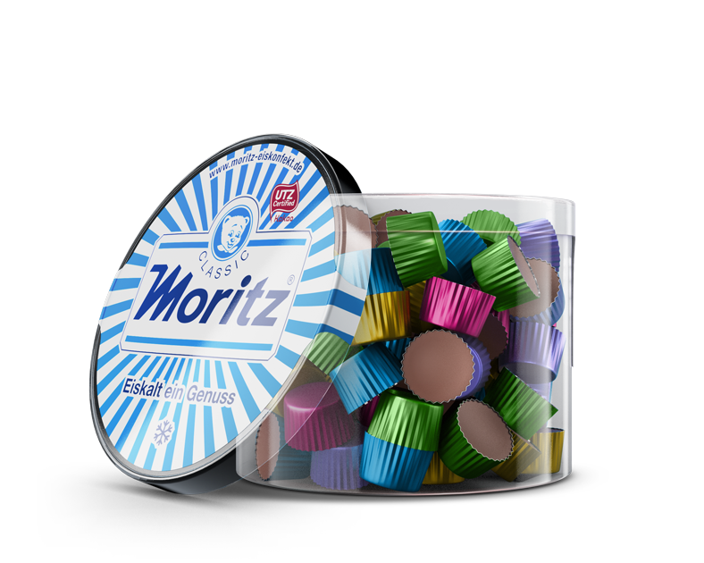 Moritz Eiskonfekt Kapseln Dose
