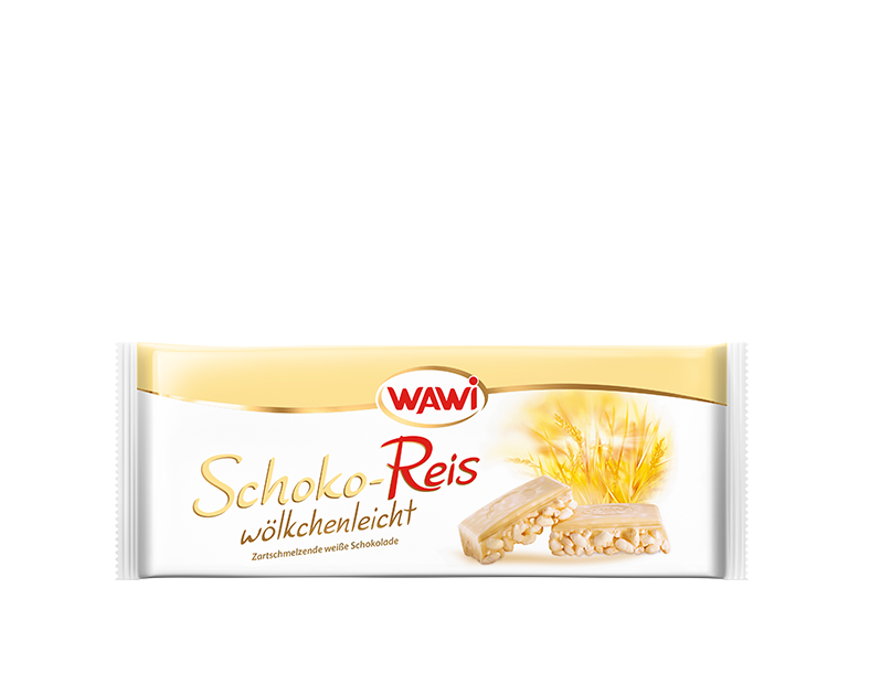 Schoko-Reis Riegel weiß